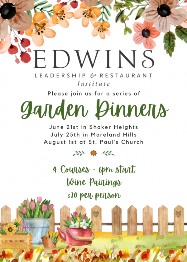 EDWINS Garden Dinner at St. Paul's