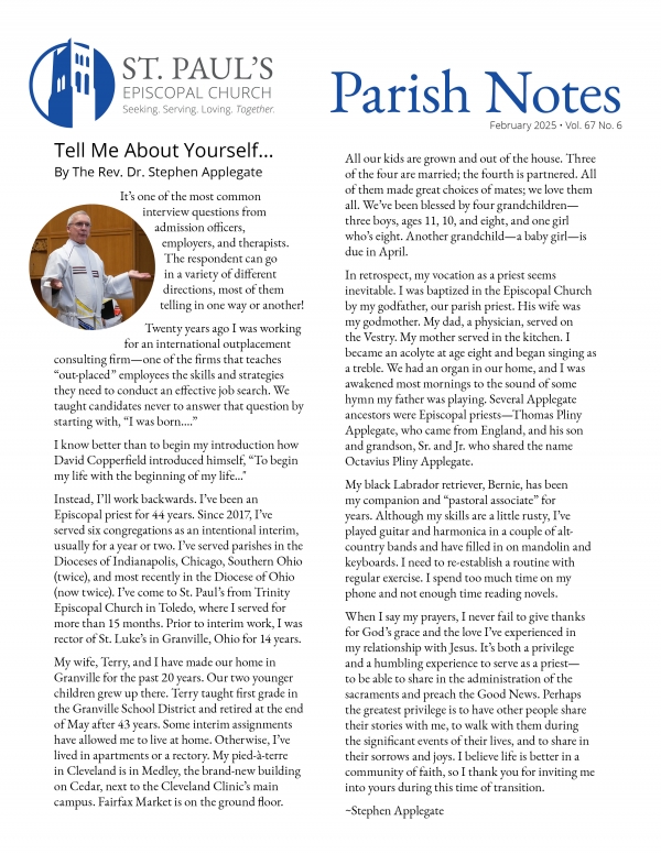 Parish Notes - February 2025